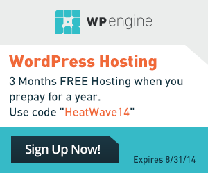 WP Engine 2014 Summer Heatwave Discount‏