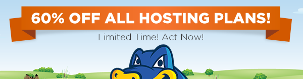 HostGator Flash Sales 60% OFF