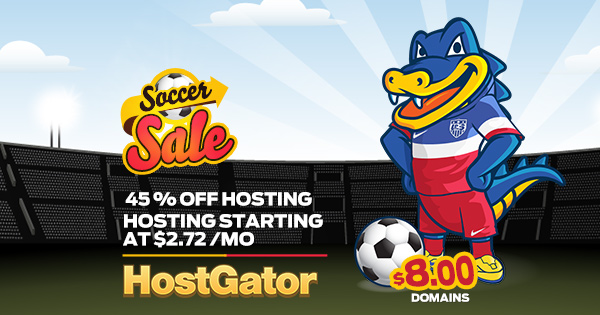 HostGator World Cup Discount